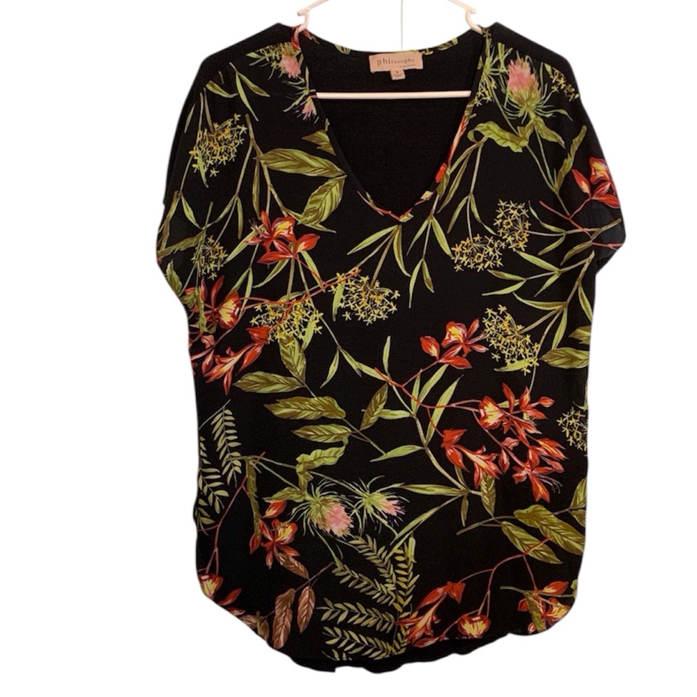 Philosophy Floral Blouse - Picture 1 of 1